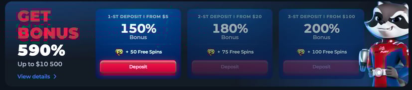 Betfury no deposit bonus Canada