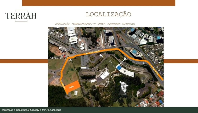 Localização do Terrah Alphaville