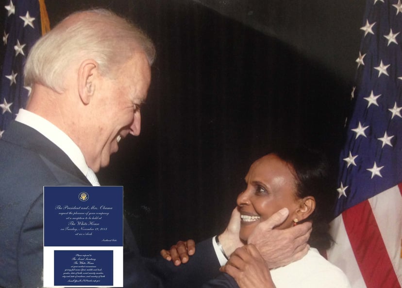 Chef Mollie with VP Biden