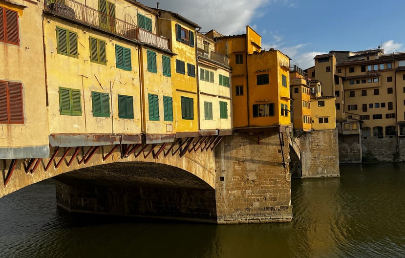 ponte vecchio, ou ponte velha, de Florença
