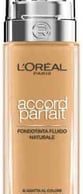 Fondotinta fluido L’Oréal Accord Parfait, copertura naturale e tonalità media dorata