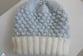 Bonnet et chaussons layette bb bleublancneige
