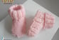 tuto chaussons layette à tricoter 