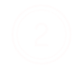 a yellow and white photo of a number two in a circle