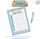 A term sheet document with checkboxes and lines for notes, accompanied by a pen. The image is titled