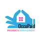 a property management company logo with hands holding hands