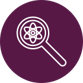 Magnifying glass reflecting novalifekanishka finds root cause of disease