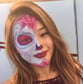 Caroline with a Sugar Skull Face Painting