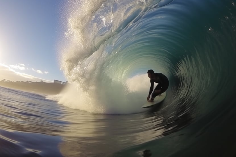 Surfing in Paradise Island, Nassau