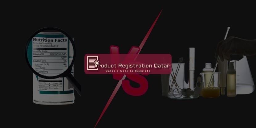 Label inspection vs. formula testing visual for MoPH product validation in Qatar,
