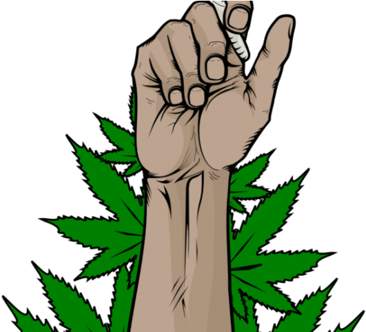 hand holding joint