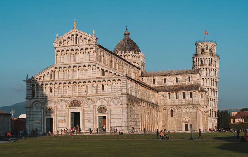 Pisa - leaning tower of Pisa - Pisa Cathedral - Piazza dei Miracoli - Duomo di Pisa - Italy
