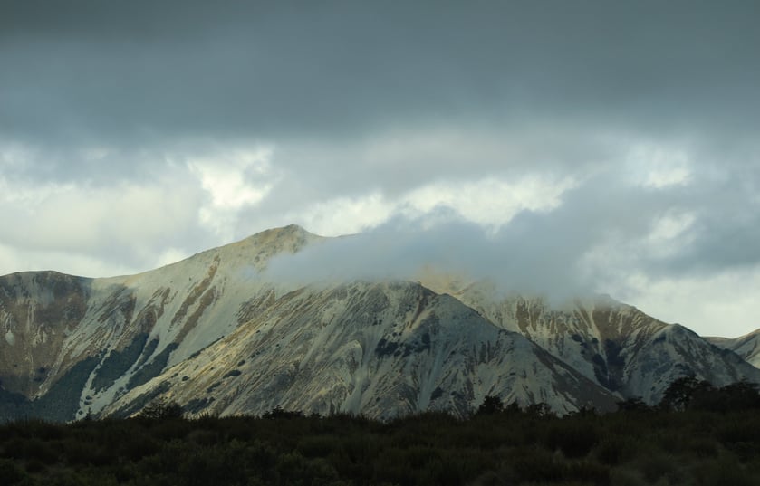 Painted Mountain Canterberry side of Arthur's Pass, New Zealand 2023