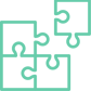 Puzzle piece icon highlighting data-driven insights that drive smart creative strategies.