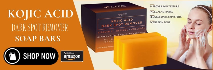 a woman with a yellow and black soap bar soap