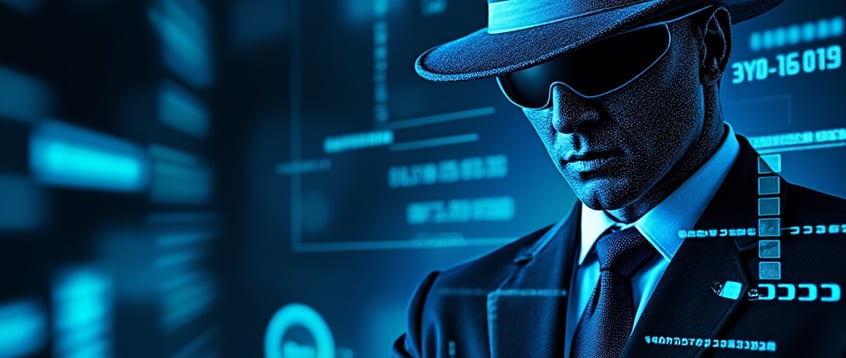 Cyber investigator getting ready to assist client