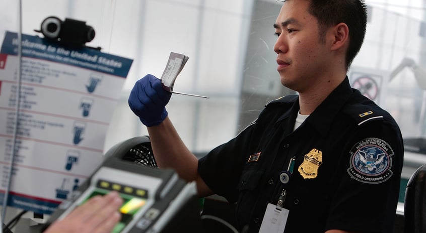 UK airport security digital checkin process