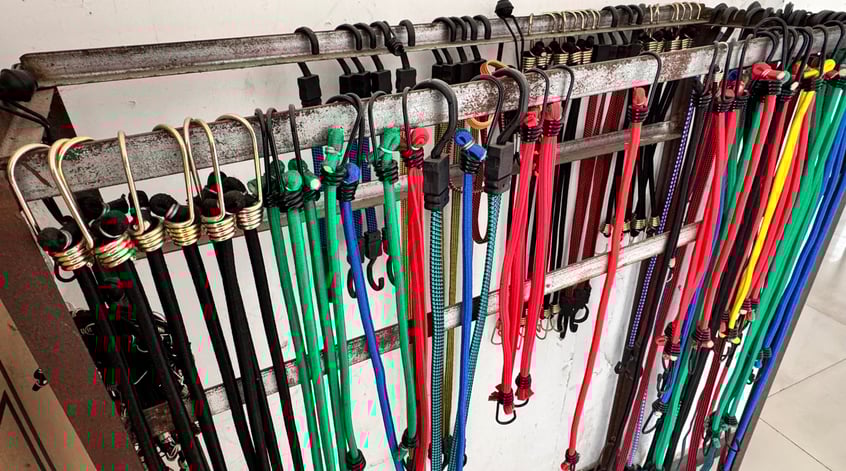 storing bungee cords