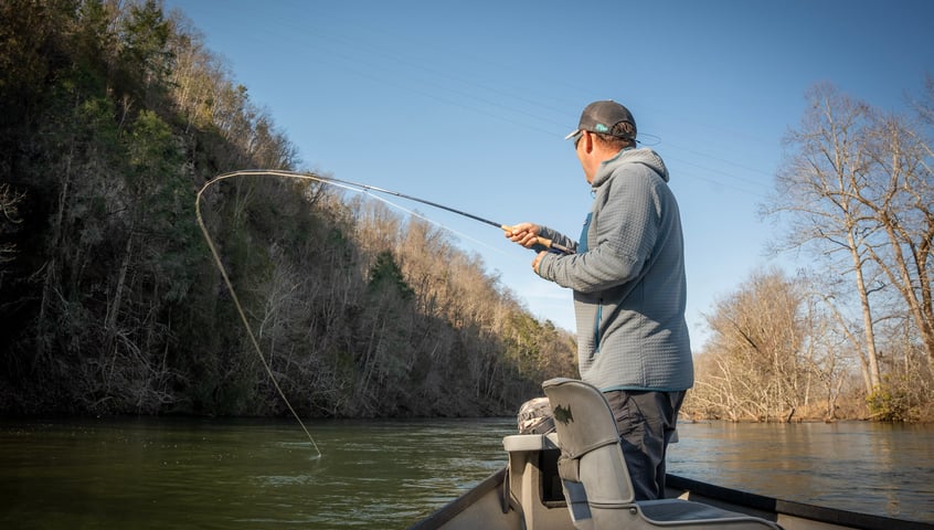 Fly Fishing the South Holston River in February