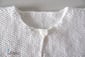 Cardigan layette laine tricot bb fait main