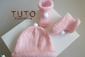tuto bonnet et chaussons patron à tricoter