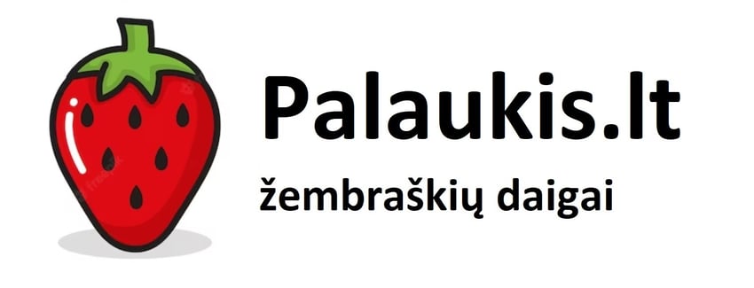 Palaukis žembraškės logo