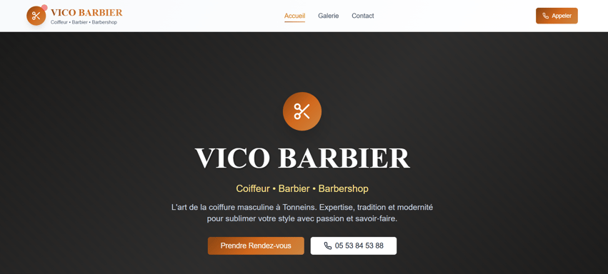 Site internet barbier Tonneins