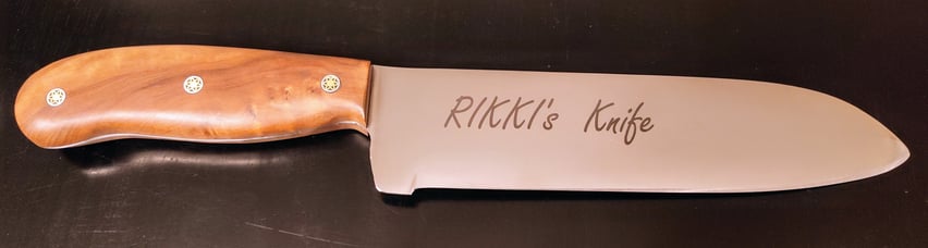 Custom kitchen knife