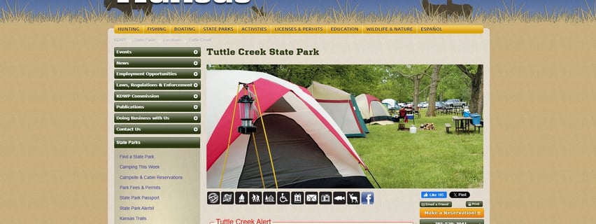 Tuttle Creek State Park Kansas
