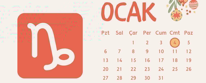 4 ocak oğlak burcu