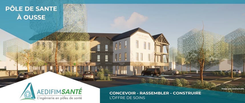 futur pôle de santé à Ousse
