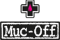 Logo de la marque muc off, une marque de produits d'entretien