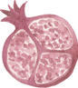 open pomegranate