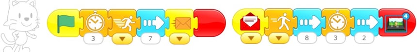 ScratchJr - Gérer les messages