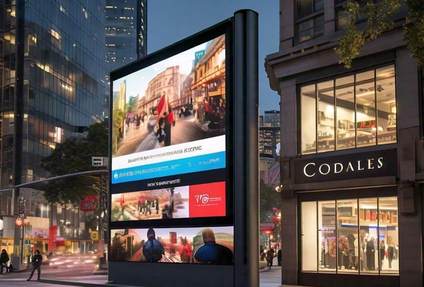 outdoor digital display screen