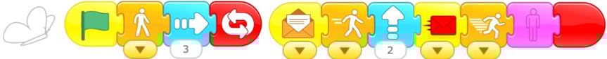 ScratchJr - L'événement message