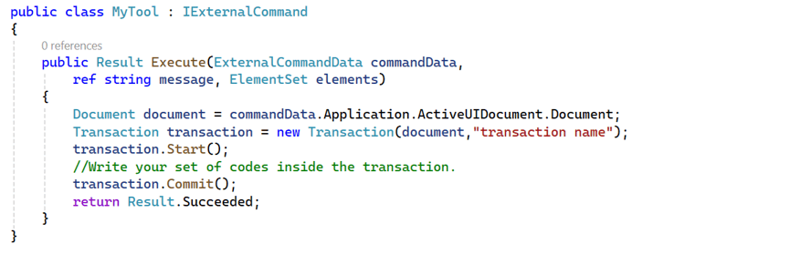 Revit Transaction class