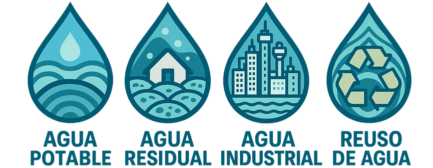 tratamiento de agua, agua residual, agua potable, agua industrial