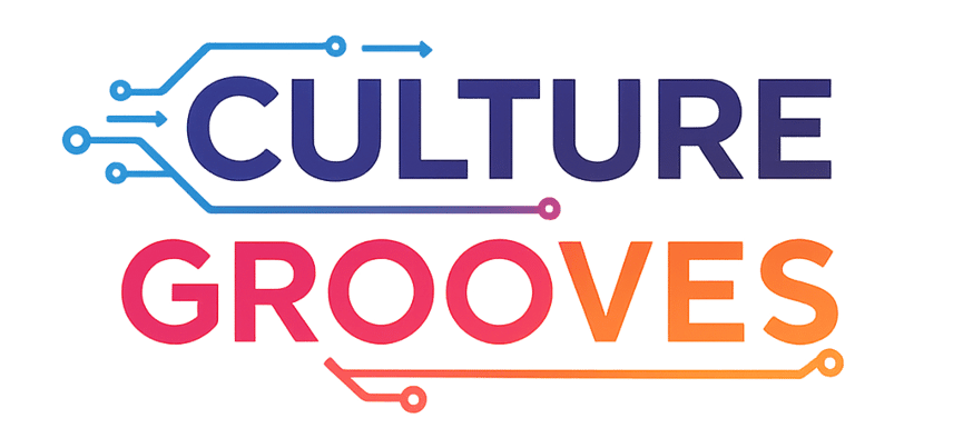 a colorful AI design that says Culture Grooves