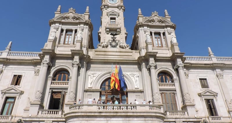 Fachada del Ayuntamiento de Valencia