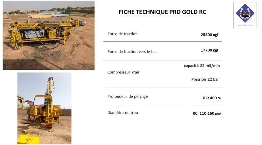 Fiche technique PRD GOLD RC