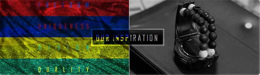 inspiration, mauritius flag, watch, beads