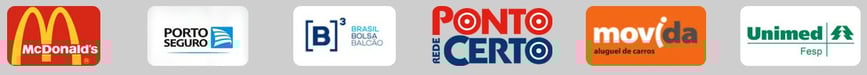 a group of four different logos on a white background