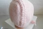 Béguin chaussons roses barbapapa tricot bébé