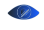 Decorative eye symbol icon