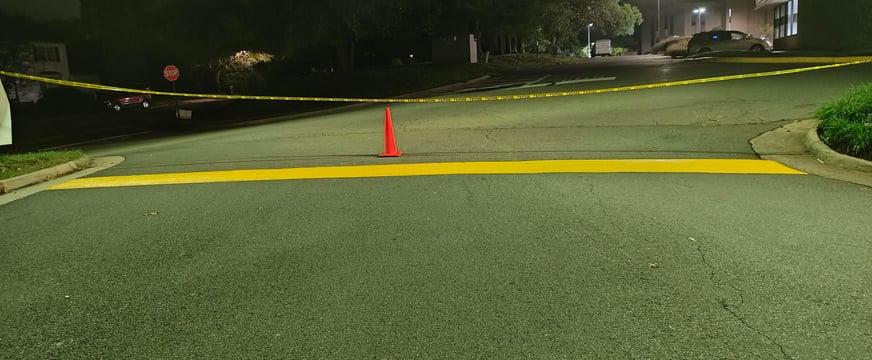 Leesburg parking lot striping contractor