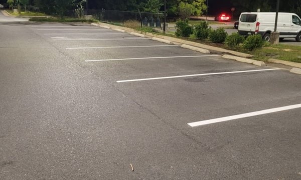 parking lines painted for chantilly