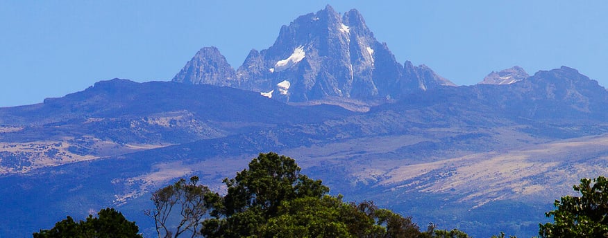 Snow Capped Mt. Kenya