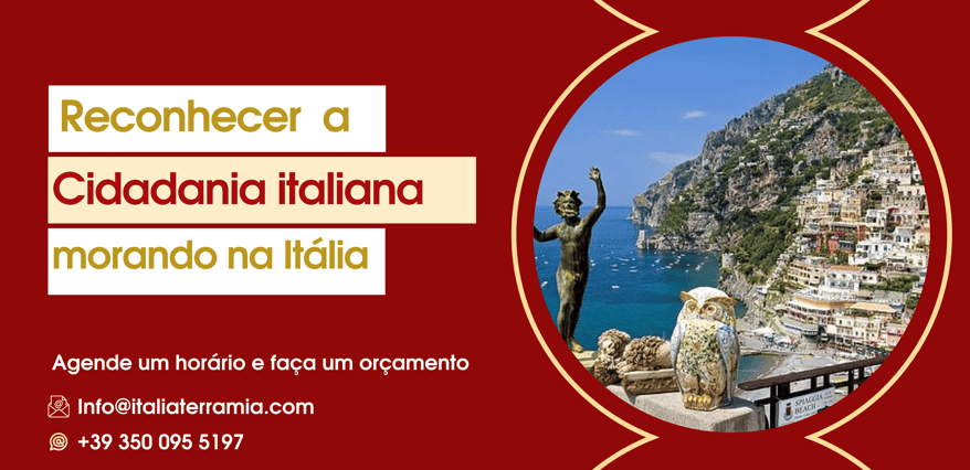 Cidadania italiana via administrativa 