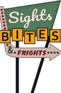 a sign that says,'sight bites & frights